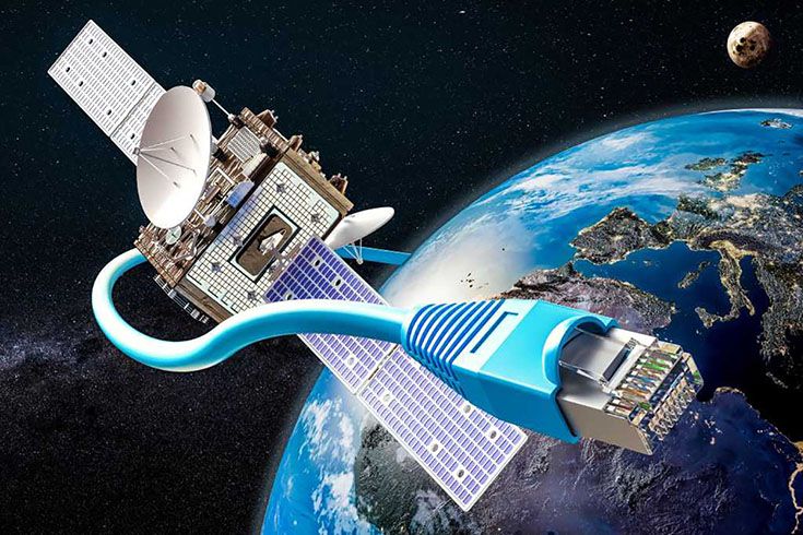 Starlink Internet via de sateliet
